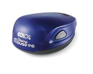 Оснастка для печати овальная Colop Stamp Mouse 40 мм с крышкой синяя